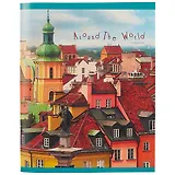 Тетрадь в клетку Unnika, "Европейские каникулы", 80 листов, в ассортименте