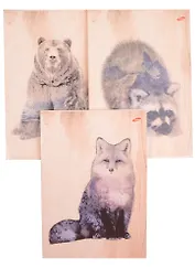 Тетрадь в клетку Academy Style, "Животные", А4, 48 листов, в ассортименте