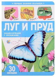 Луг и пруд: книжка с окошками
