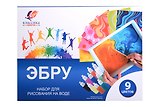Набор для рисования на воде "Эбру" 9 цветов
