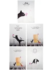 Тетрадь в линейку Asac, Black cat, B5, 32 листа