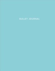 Книга для записей А5 144стр тчк. "Bullet Journal (бирюзовый)"