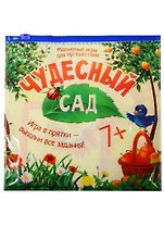 Магнитная игра Чудесный сад (862353) (игр. магнит. поле+4 магнит. дет.+48 задан.) (7+) (Лас Играс)