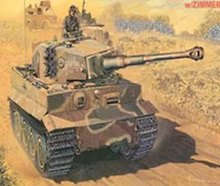 ЗВ Танк Tiger I Late Production w/Zimmerit (7203) (1:72) (коробка)
