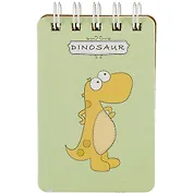Блокнот А6 80л лин. 100*140 "Dinosaurs" на спирали, ассорти
