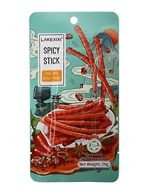 Соевое мясо Lakexixi Пряная палочка Hot and Spicy (Пряный и Острый), 26г