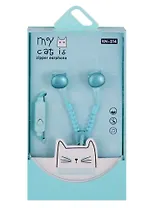 Наушники с гарнитурой My cat (молния) (бокс) (12-17745-kiki-214)