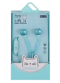 Наушники с гарнитурой My cat (молния) (бокс) (12-17745-kiki-214)