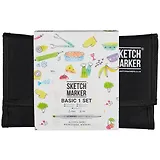 Маркеры 24цв "Basic 1", сумка-органайзер, Sketchmarker