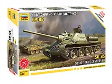 Сборная модель «Советский истребитель танков СУ-85», ZVEZDA (5062)