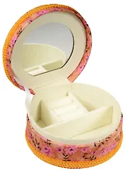 Шкатулка для украшений (11х8х6) (текстиль) (78603)