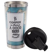 Термостакан Coffee на карте мира (350мл) - 1