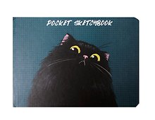 Скетчбук А6 48л "Мя?" 80г/м2, тв.обложка, мат.ламинация