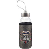 Бутылка в чехле джут Go travel (стекло) (300мл) (12-07229-DW-30024) - 2
