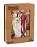 Пазл фигурный 127 элементов "Благословение небожителей. Се Лянь и Хуа Чэн с масками" в деревянной коробке - 0
