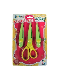 Ножницы с фигурными лезвиями (детские) Узоры (453036) (3шт) (Hobby) (блистер)
