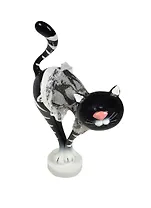 Фигурка Кошка в кружеве черная (174-333) (25см)