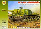 Сборная модель ЗВЕЗДА, Самоходное орудие, ИСУ-152, Зверобой, 1:35