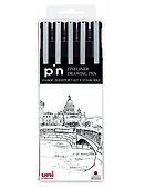 Линеры черные 05шт «PIN. Базовый», подвес, UNI - 0