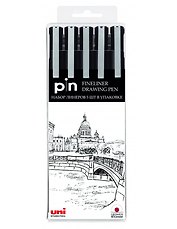 Линеры черные 05шт «PIN. Базовый», подвес, UNI