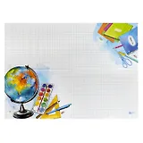 Клеенка для уроков труда "ГЛОБУС" 500*700мм, ПВХ 130мкм, подвес