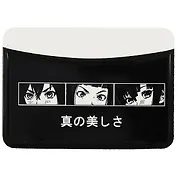 Чехол для карточек горизонтальный Аниме Лица