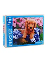 Пазл Милый щенок Рыжий кот 160 элементов У160-7248