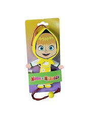 Игрушка деревянная Маша дергунчик (желтая) (YX104) (упаковка)