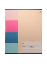 Тетрадь в узкую линейку Unnika, "Яркие клетки", 12 листов, в ассортименте