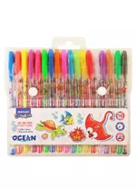 Ручки гелевые Mazari, Ocean, ароматизированные 18 цветов