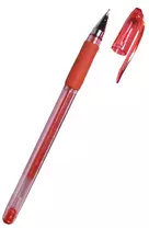 Ручка гелевая Crown, красная 0,7 мм