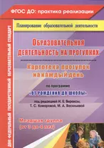 Образовательная деятельность на прогулках. Картотека прогулок на каждый день по программе "От рождения до школы". Младшая группа (от 3 до 4 лет)