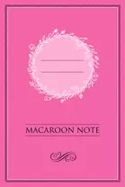 Э.БлокMacaroon.Блокнот с цвет.страницами(малина)