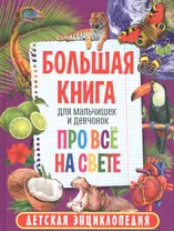 Большая книга для мальчишек и девчонок про всё на свете. Детская энциклопедия