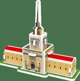 Сборная модель, 3D пазл Адмиралтейство,10 дет., 8*3,2*7см