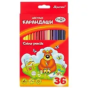 Карандаши цветные Гамма, "Мультики", 36 цветов - купить в «Буквоед» по ...