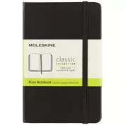 Записная книжка Moleskine Classic Pocket, нелинованная, чёрная, 96 листов, А6