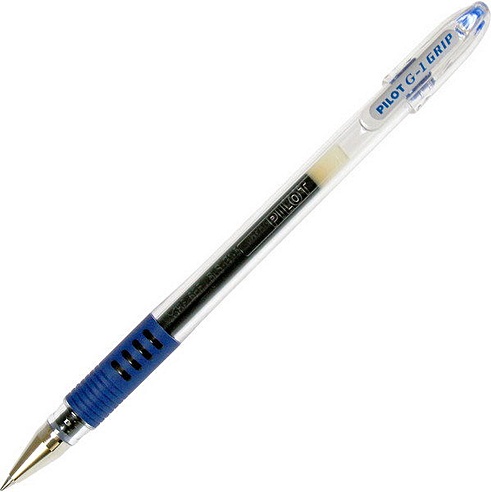 Ручка гел. PILOT G-1 GRIP 0,5 мм синий  резин.грип