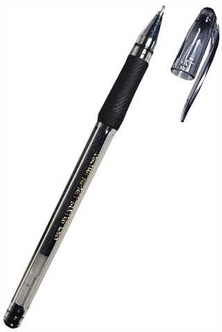 Ручка гелевая 0.7мм, черная, CROWN