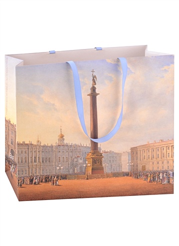 Пакет, Эльсинор, ламинированный, 355*31*11, "Вид Дворцовой площади и Зимнего дворца"
