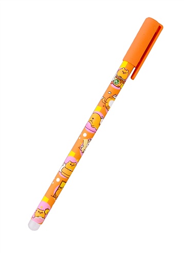 Ручка гелевая синяя со стир. чернилами "Каваи Котики"0,5 мм