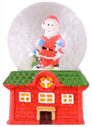 Снежный шар Праздничный Дедушка Мороз (пластик)