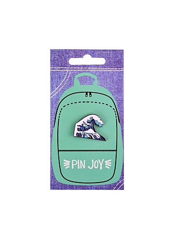 Значок Pin Joy Кацусика Хокусай Большая волна (металл)