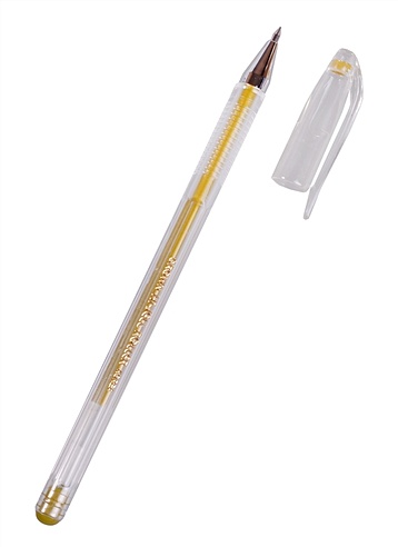 Ручка гелевая "Металлик" 0,5мм, золотая