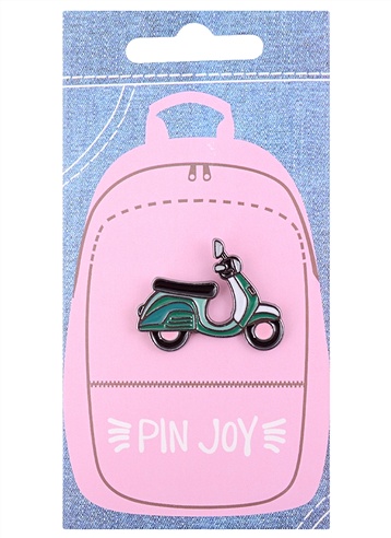 Значок Pin Joy Мотороллер (металл)