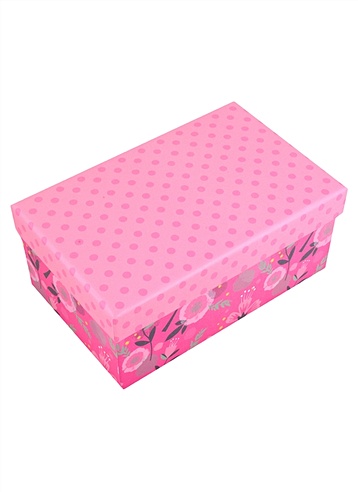 Коробка подарочная "Цветочки" 17*11*7.5см. картон