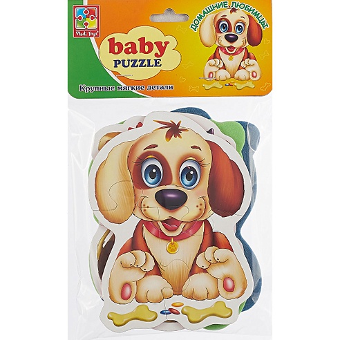 Мягкие пазлы Baby puzzle "Домашние любимцы"