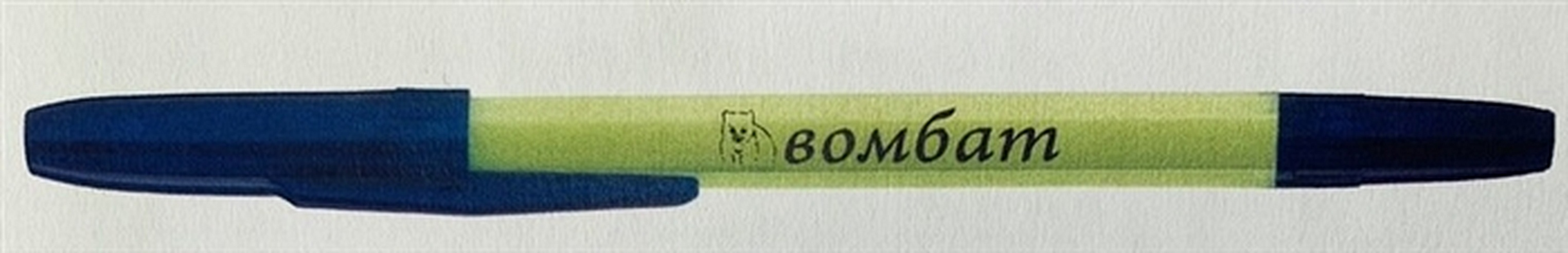 Ручка шариковая, Вомбат, коллекция Fresh, корпус салатовый, цвет чернил синий РШФ 042-01