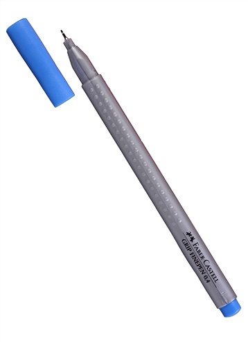 Ручка капиллярная тем.синяя "GRIP" 0,4мм