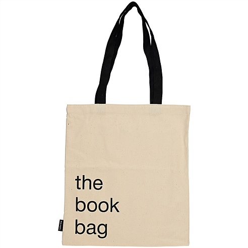 Сумка The book bag (бежевая) (текстиль) (40х32) (СК2021-139)